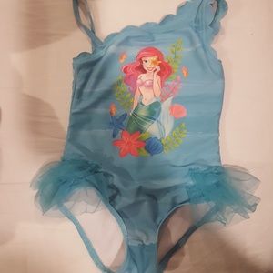 Size 2 Disney Store Ariel Little Mermaid swimsuit